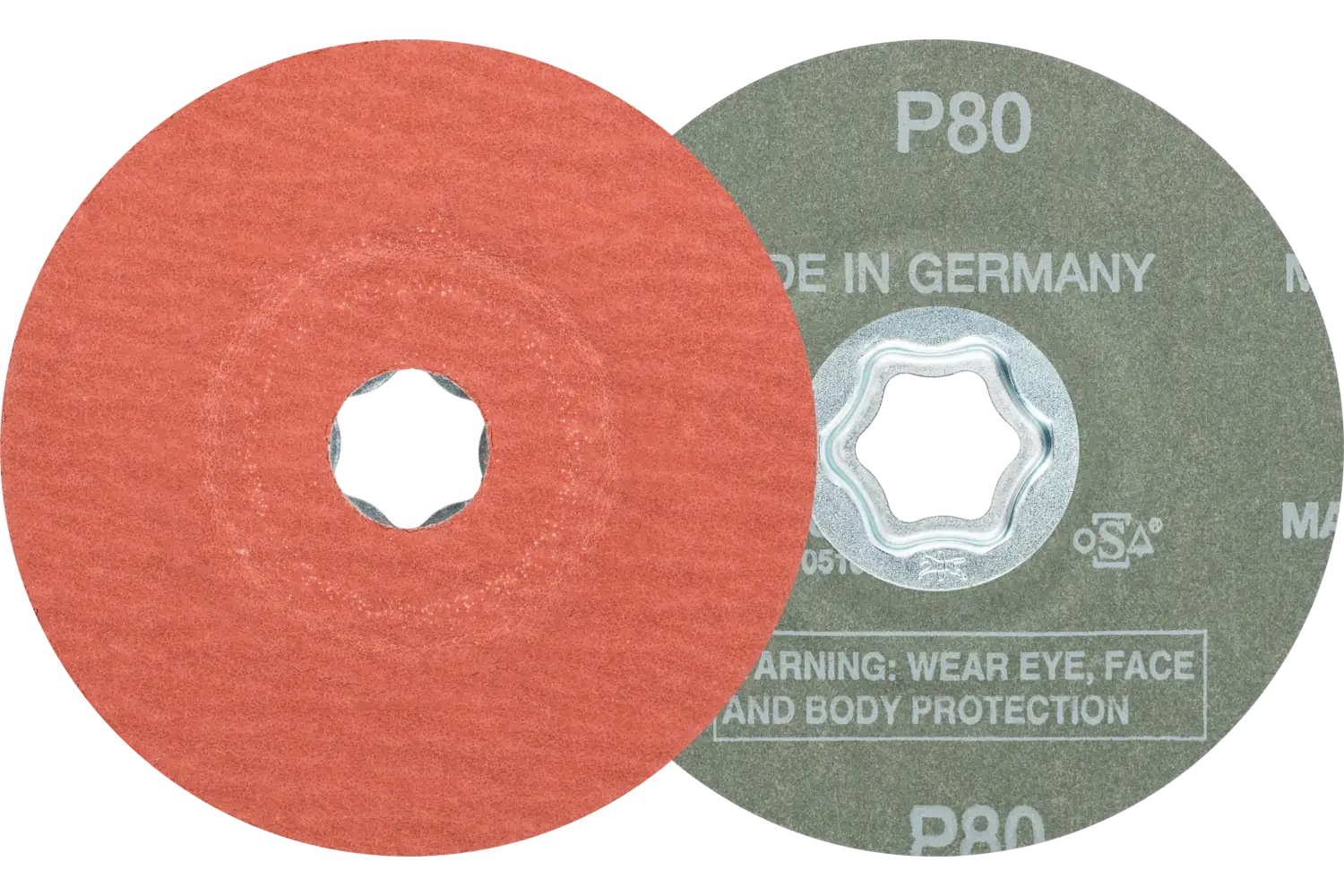 Picture of Pferd Combiclick® Fiber Disc, 4-1/2" Dia, 80 Grit, Aluminum oxide A-Cool